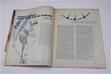 Betsy Rawls Signed 1964 SI Magazine w/Rawls Wins Womens National Open 1951 Wire Photo JSA ALOA