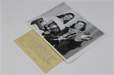 Betsy Rawls Signed 1964 SI Magazine w/Rawls Wins Womens National Open 1951 Wire Photo JSA ALOA