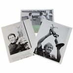 Jack Nicklaus 1980 US Open, Gary Player 1974 The Open, & Brewer/Nichols 1967 Masters Wire Photos