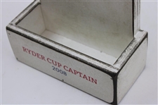 Paul Azinger Signed Personal Past Ryder Cup Captains Gifted Wood Bottle Opener Catch Box JSA ALOA