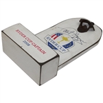 Paul Azinger Signed Personal Past Ryder Cup Captains Gifted Wood Bottle Opener Catch Box JSA ALOA