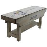 Paul Azinger Signed Personal 2018 Past Ryder Cup Captains Gifted Wood Foot Bench JSA ALOA