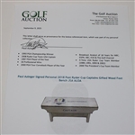 Paul Azinger Signed Personal 2018 Past Ryder Cup Captains Gifted Wood Foot Bench JSA ALOA