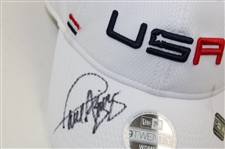 Paul Azinger Signed Personal 2023 Ryder Cup Team USA Issued Women's White Hat JSA ALOA