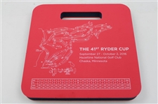 Paul Azinger Signed Personal 2016 Ryder Cup at Hazeltine Red Seat Cushion JSA ALOA