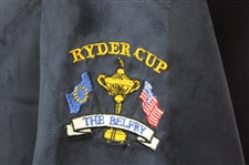 Paul Azinger's 2001 The Ryder Cup at The Belfry Team USA Navy Zero Restriction Micro Suede Jacket - Large