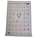 Paul Azingers 2025 Ryder Cup at Bethpage Black History of the Ryder Cup Poster by Chandler Withington 
