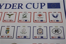 Paul Azinger's 2025 Ryder Cup at Bethpage Black 'History of the Ryder Cup' Poster by Chandler Withington 