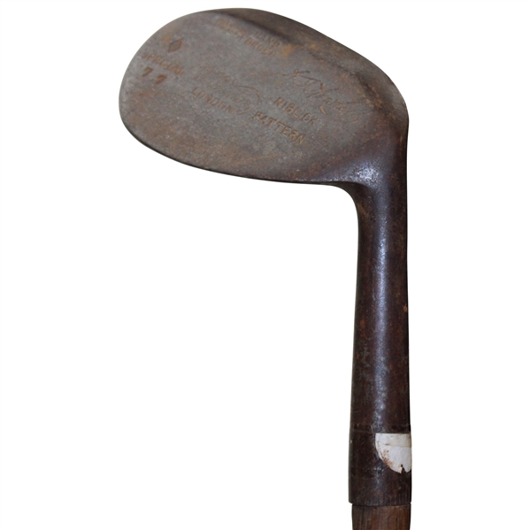 W. Wintom London H.J. Howbell Special 77 Hand Forged Made In London England Niblick Pattern