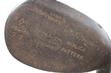 W. Wintom London H.J. Howbell Special 77 Hand Forged Made In London England Niblick Pattern