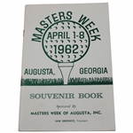 1962 Masters Week Souvenir Booklet - Arnold Palmers 3rd Masters Win