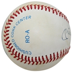 Mickey Mantle Signed Rawlings Official American League Baseball w/'No. 7' JSA ALOA