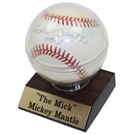 Mickey Mantle Signed Rawlings Official American League Baseball w/'No. 7' JSA ALOA