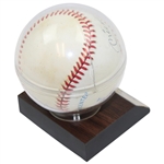 Mickey Mantle Signed Rawlings Official American League Baseball w/'No. 7' JSA ALOA