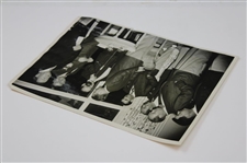 1949 Ryder Cup Team USA Being Interviewed by BBC at Reception at Savoy Press Photo - September 9th