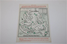 1963 Masters Tournament Thursday, Friday & Saturday Pairing Sheets - Jack's First Masters Win