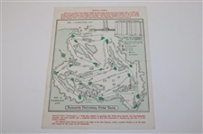 1963 Masters Tournament Thursday, Friday & Saturday Pairing Sheets - Jack's First Masters Win