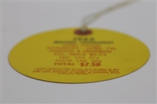 1962 Masters Tournament Saturday 3rd Round Ticket #6069 - Arnold Palmer Winner
