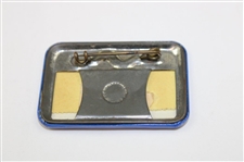 1969 Masters Tournament Employee Badge #209 Issued to Dee Bruker (United Press, Int.)