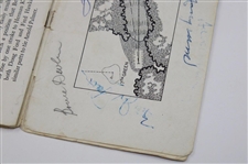 Claude Harmon, Picard, Demaret, Big 3 & others Signed 1961 Masters Booklet JSA ALOA