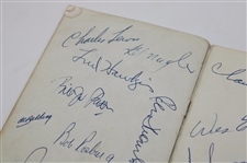 Claude Harmon, Picard, Demaret, Big 3 & others Signed 1961 Masters Booklet JSA ALOA