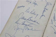 Claude Harmon, Picard, Demaret, Big 3 & others Signed 1961 Masters Booklet JSA ALOA