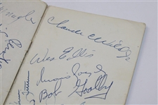 Claude Harmon, Picard, Demaret, Big 3 & others Signed 1961 Masters Booklet JSA ALOA