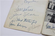 Claude Harmon, Picard, Demaret, Big 3 & others Signed 1961 Masters Booklet JSA ALOA