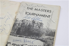 Claude Harmon, Picard, Demaret, Big 3 & others Signed 1961 Masters Booklet JSA ALOA