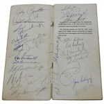 Claude Harmon, Picard, Demaret, Big 3 & others Signed 1961 Masters Booklet JSA ALOA