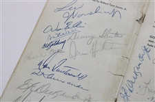 Claude Harmon, Picard, Demaret, Big 3 & others Signed 1961 Masters Booklet JSA ALOA