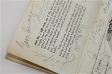 Claude Harmon, Picard, Demaret, Big 3 & others Signed 1961 Masters Booklet JSA ALOA