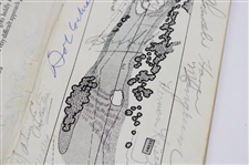 Claude Harmon, Picard, Demaret, Big 3 & others Signed 1961 Masters Booklet JSA ALOA