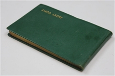 Jacky Cupit's 1967 Masters Address Book Jacky Cupit