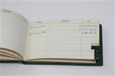 Jacky Cupit's 1967 Masters Address Book Jacky Cupit