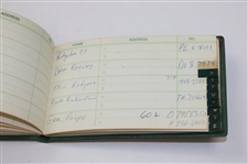 Jacky Cupit's 1967 Masters Address Book Jacky Cupit