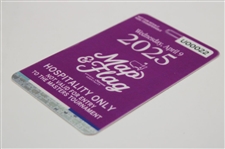 2025 Masters Map & Flag Official Hospitality Only Wednesday Badge #U00022 - Rory Career Grand Slam!