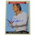 Jack Nicklaus Signed 2008 Upper Deck Sport Royalty Card No. 298 JSA ALOA