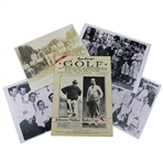 Gene Sarazen Signed 1987 Vintage Golf Illustrated w/Presentation Photos JSA ALOA