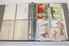 Binder of Postcards & First Day Covers Nelson Watkins & Others