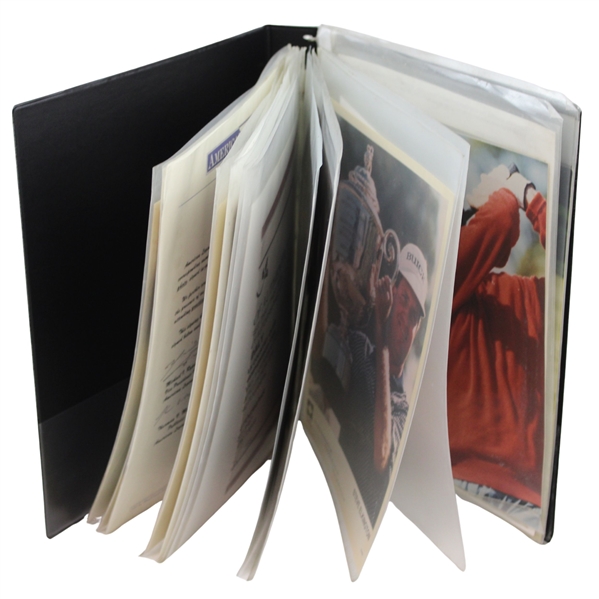 Binder of Signed Photos Couples, Els, Daly & Others JSA ALOA