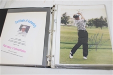 Binder of Signed Photos Couples, Els, Daly & Others JSA ALOA