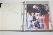 Binder of Signed Photos Couples, Els, Daly & Others JSA ALOA