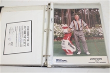 Binder of Signed Photos Couples, Els, Daly & Others JSA ALOA