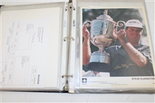 Binder of Signed Photos Couples, Els, Daly & Others JSA ALOA