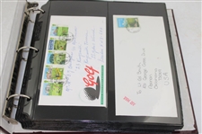 Binder of First Day Covers Some Signed Nicklaus & Others JSA ALOA