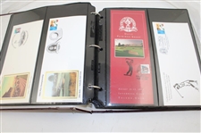 Binder of First Day Covers Some Signed Nicklaus & Others JSA ALOA