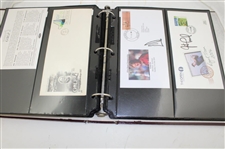 Binder of First Day Covers Some Signed Nicklaus & Others JSA ALOA
