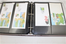 Binder of First Day Covers Some Signed Nicklaus & Others JSA ALOA