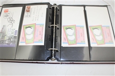Binder of First Day Covers Some Signed Nicklaus & Others JSA ALOA